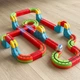 Klocki konstrukcyjne Magiczna kolejka Woopie 58441 Magnetyczny tor antygrawitacyjny z pojazdem 68 elementów (5906280658441) - obraz 11