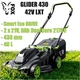 Акумуляторна газонокосарка FOX GLIDER 430 42V LXT (2 х 9Ah): ширина 43 см, травозбірник 40 л, мульчування, ЗБІЛЬШЕНІ БАТАРЕЇ - зображення 1