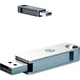 Флеш-накопичувач ASUS a-Disk 64 ГБ USB 3.2 Gen 1, металевий, обертовий, стильний, міцний, фіолетовий, незамінний для бізнесу, навчання, офісу, торгів, комп'ютера, загального використання, серія U300 - зображення 2