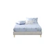 Простирадло на резинці Mercury Home Textile зі 100% бавовни, клас А, наматрацник, 180×200 см - зображення 1
