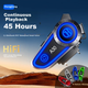 Гарнітура Bluetooth Hengjiang A30 для шолома, водонепроникна, до 45 годин роботи - зображення 6