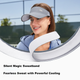 Кепка OhSunny Cloud Cap 7M233 з відкритим верхом, дихаюча, для бігу, чорна - зображення 5