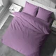 Комплект постельного белья Lelit Семейный 150х215 см x 2 шт Фиолетовый Страйп сатин SS-3020/2 (le2000000268224) - изображение 3