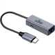 Адаптер Aigo R02P Type-C — RJ45 гигабитный с питанием PD 100 Вт, металлический корпус, для ноутбука, телефона и планшета - изображение 3
