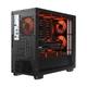 Корпус для настольного игрового ПК AOC CG394B черного цвета с боковым окном, поддерживает материнские платы mATX, совместим с системами водяного охлаждения 360 мм, имеет 8 слотов для вентиляторов, 5 слотов PCI, совместим с видеокартой 5080. - изображение 8