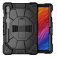 Протиударний чохол Hard Shell Tank з підставкою на 360° та тримачем руки для Samsung Galaxy Tab S9 FE 10.9" / Tab S9 11" (SM-X510, SM-X516, SM-X710, SM-X716) Чорний - зображення 1