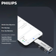 Флеш-накопитель PHILIPS 32 ГБ Type-C USB 3.2 с двойным интерфейсом, цвет 61UT-D, жемчужно-белый, высокая скорость чтения/записи, прочный USB-накопитель для бизнеса, офиса и кабинета. - зображення 4