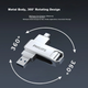 Флеш-накопитель PHILIPS 32 ГБ Type-C USB 3.2 с двойным интерфейсом, цвет 61UT-D, жемчужно-белый, высокая скорость чтения/записи, прочный USB-накопитель для бизнеса, офиса и кабинета. - зображення 8