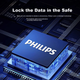 Флеш-накопитель PHILIPS 32 ГБ Type-C USB 3.2 с двойным интерфейсом, цвет 61UT-D, жемчужно-белый, высокая скорость чтения/записи, прочный USB-накопитель для бизнеса, офиса и кабинета. - зображення 9