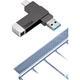 USB-накопитель ThinkPad Lenovo ThinkBook 64 ГБ Type-C USB 3.1 со скоростью чтения 150 МБ/с, двухрежимный, для телефона и компьютера, офисного и делового использования, модель BU100. - изображение 2