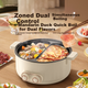 Кастрюля электрическая KONKA KDHG-2055-W 5.5 л с антипригарным покрытием, разделителем и регулировкой температуры - изображение 6