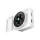 Фотоаппарат цифровой Aigo Patriot D6 компактный HD с двумя камерами, 32 ГБ, бело-розовый - изображение 1