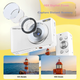 Цифровая фотокамера CAIZU 6400W Pixel для студентов, кампуса, для съемок в стиле «бьюти», компактная камера начального уровня, камера для переноса данных с ПЗС-матрицы Z3 на мобильный телефон, подарок на Новый год или день рождения. - изображение 6