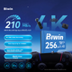 Карта памяти BIWIN TF (MicroSD) 256 ГБ, MS210, скорость чтения 210 МБ/с, совместима с DJI Pocket 3/Action 5/дроном/экшн-камерой. - изображение 4
