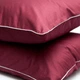 Набор наволочек Moon&Star Red Wine Corner Сатин Premium 40х40 2 шт (MS-840002586) - изображение 3