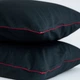 Набор наволочек Moon&Star Black Velvet Corner Сатин Premium 40х40 2 шт (MS-840002658) - изображение 2