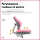 Дитяче крісло Evo-Kids Mio Classic Pink (арт.Y-405 KP) - изображение 8