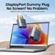 Адаптер Эмулятор дисплея Vention AIYH0 DisplayPort Серый (6922794701267) - изображение 2
