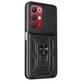 Чехол Primo Shockproof для Realme C85 - противоударный, с подставкой и шторкой для камеры - Black - изображение 1