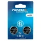 Батарейки Renata CR2325 3V Lithium, набір 2 шт. – літієві батарейки для ваг, брелоків, пультів - зображення 1