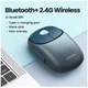 Мышь Ugreen MU102 Wireless/Bluetooth Black (UGR-90538) - изображение 2