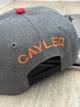Кепка снепбек (Snapback) Baby 80's Серо-оранжевый 56-61р (9110) - изображение 2
