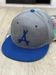 Кепка снепбек (Snapback) Atlanta Braves Серый с синим 56-61р (9102) - изображение 1