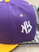 Кепка снепбек (Snapback) Нью-Йорк NY Фіолетовий з жовтим 56-61р (9105) - зображення 3