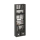 Книжковий стелаж з 6 рівнями та регульованими полицями KOMTO LUMO 60-6F Антрацит (p-186-2941) - зображення 6