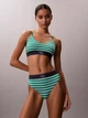 Бюстгальтер без косточек Calvin Klein Underwear 147064235 M Синий/Зеленый (1161112711) - изображение 4
