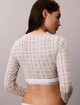 Женский укороченный лонгслив Calvin Klein со вшитыми чашечками 1159962391 (Бежевый M) - изображение 2