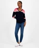 Женский свитер Tommy Hilfiger с узором 1160647004 (Синий S) - изображение 4