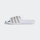 Легкие шлепанцы Adilette Aqua от Adidas с фирменными полосками 47.5 (12 US) 30 см Белый/Серый 1159855964 - изображение 2