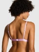 Комплект белья с пайетками Victoria's Secret Pink бюстгальтер и трусики тонг 1161149835 (Сиреневый L) - изображение 3