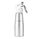 Сифон для збивання вершків Ecocoffeetools NP500 Silver нержавіюча сталь кремер 500 мл - зображення 1