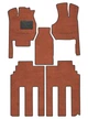 Двошарові килимки Sotra Premium Terracotta для Chrysler Grand Voyager (mkIV)(1-2 ряд) 2000-2007 (ST 90949-CH-Terra) - изображение 1