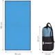 Ręcznik z mikrofibry Springos plażowy szybkoschnący 180 x 90 cm niebieski (5907719436586) - obraz 13