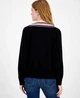 Женский свитер Tommy Hilfiger с текстурным вырезом 1159863531 (Черный S) - изображение 4