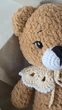 BABY BOX для новонанародженого немовля, Ведмедик для щомісячних фото з ковпачком 12 місяців, плюшева пряжа - зображення 8