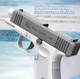 Водяний пістолет Glock Hydro Force механічний для дітей та дорослих з дальністю пострілу до 10 метрів Рожевий для активних ігор на пляжі та біля басейну вулична іграшка без електроніки з ергономічною рукояткою для зручного утримання в руці - зображення 2