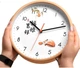 Часы настенные Times деревянная подставка хурма, 22.5 см - изображение 2