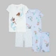 Набор детских пижам Carter's 2 футболки и 2 шортиков 1159854630 (Разные цвета 5T) на рост 105-112 см - изображение 1