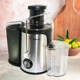 Соковыжималка электрическая MS 5220 600 Вт для овощей и фруктов с широкой камерой подачи 70 мм и двумя режимами скорости отжима сока из стали - изображение 2