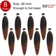 Волосся для плетіння XTREND EZ Braiding Hair Pre-Stretched 16" (Комплект 8шт) - изображение 4
