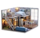 Румбокс Блакитні часи Інтер'єрний конструктор Roombox DIY House L-023 + купол - изображение 1