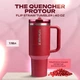 Термочашка Stanley The Quencher ProTour Flip Straw Tumbler 40 oz (1,182 л) Бордовая - изображение 2