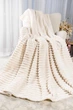 Плед шарпей теплий Home Textiles Ivory 200х230 см покривало суперсофт в спальню у вітальню кремовий - зображення 1