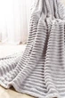 Плед шарпей двоспальний Home Textiles L.Gray 200х230 см покривало мікрофібра для дому ліжка дивана світло-сірий - зображення 3
