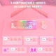 Клавіатура для комп'ютера Onikuma ігрова RGB + миша біло-рожева (G26+CW905) - зображення 15