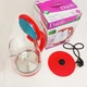 Електрочайник Dario DR1802 Red 1.8л, 1800 Вт, скло/пластик - зображення 2